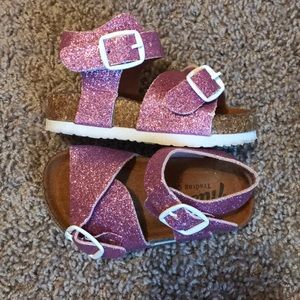 Girl glitter sandals